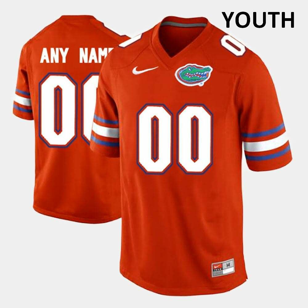 NCAA Florida Gators Customize Youth #00 Nike Orange Limited Stitched Authentic College Football Jersey WZX3764YK